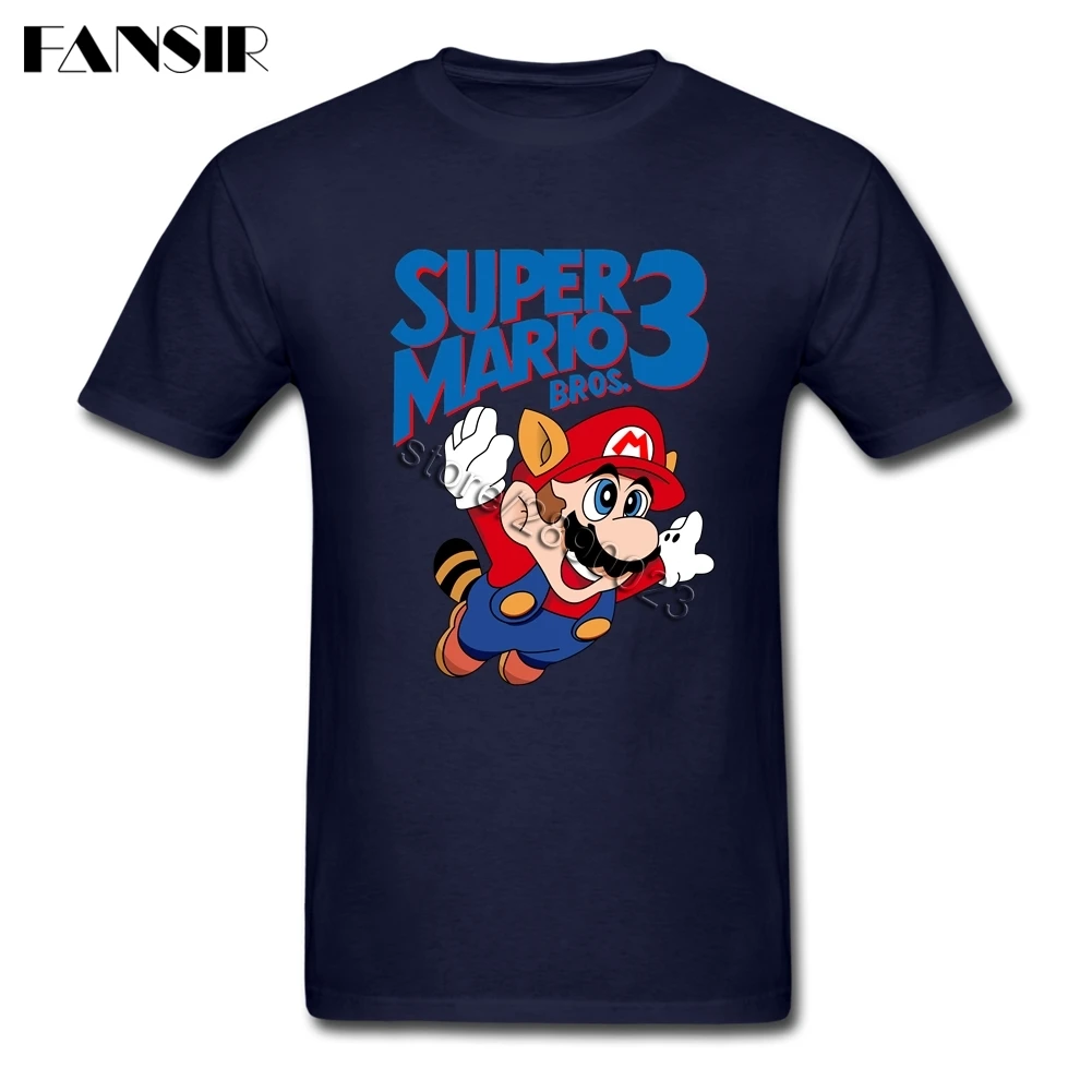 Футболка мужская в стиле Super Mario хлопок короткий рукав под заказ одежда Аниме