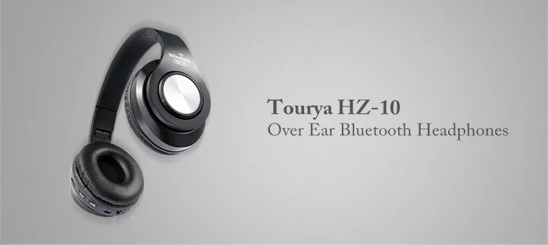 Tourya HZ10, беспроводные наушники, Накладные наушники, Bluetooth, складная гарнитура, регулируемые наушники с микрофоном для ТВ, мобильного телефона, ПК