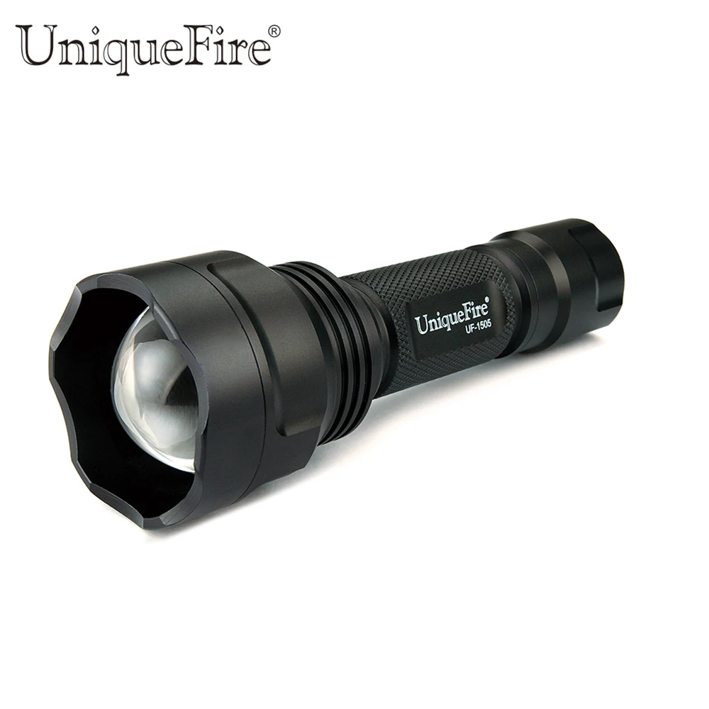 

Adjustable And Portable Uniquefire UF-1505 850NM IR Led Flashlight For Camping Hunting Free Shipping 3 Modes