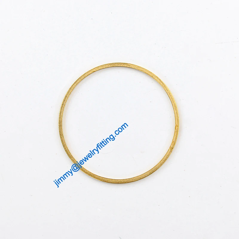 

3000PCS Raw Brass Circle 28*1*1mm copper Rings jewelry findings Conntctors Quoit