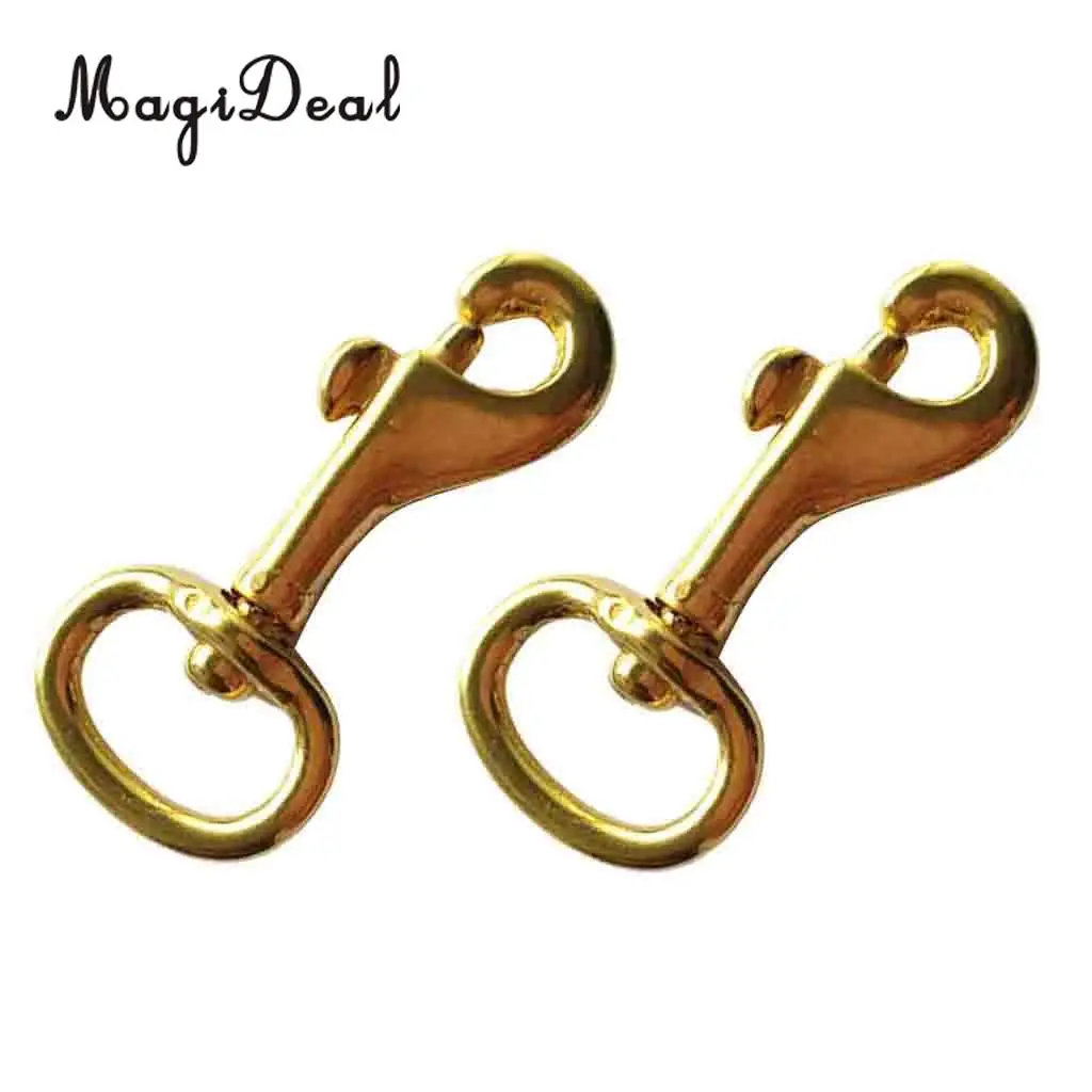 MagiDeal 2 шт. 2/3 ''x 1 3/4'' Твердый латунный Рым болт с поворотной проушиной