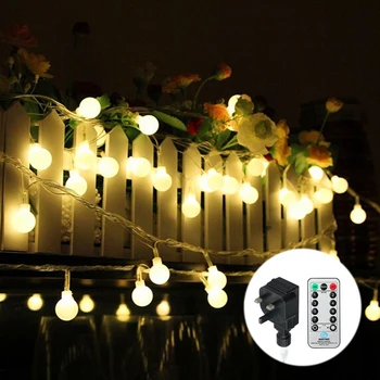 

Professional 13M/42.7Ft 3.6W 100LED Globe String Light 8Different Lighting Modes Christmas Festival Home Decoration Wedding