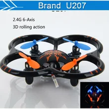2016 Hot Vender Mini Drone 2.4G 4CH Quadcopter & RC helicópteros de Controle Remoto Aviões de Controle de Rádio RTF Zangão Livre grátis