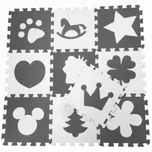 Marjinaa 10/20 штук серый белый детская пена EVA головоломки игровой коврик/перегонная установка для упражнений на коврике арабских цифр Плитки, ковер для детей «Человек-паук», Each31cmX31cm