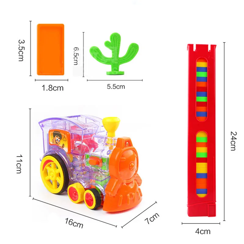 63 шт. домино набор игрушек-поезд огни звуковые игрушки автомобиль грузовик автомобиль Игра домино Дети Развивающие строительные блоки