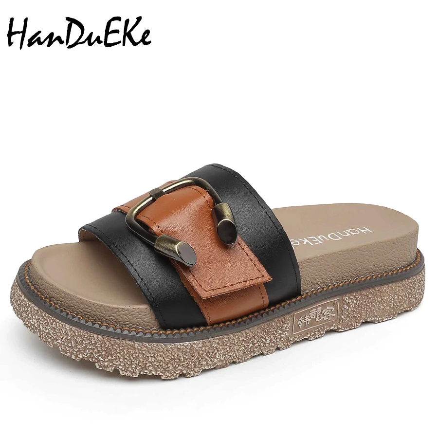 flat slides for women