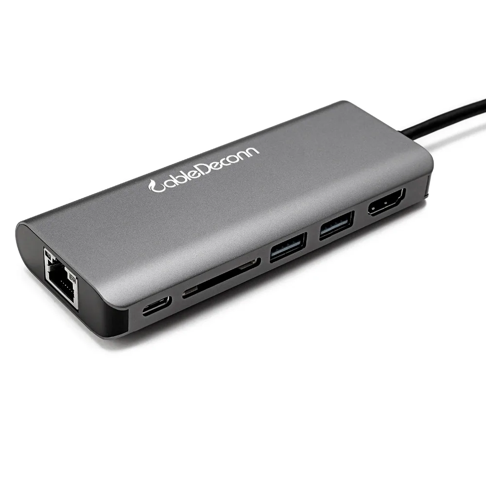 Thunderbolt 3 Hub to TF SD sd слот кардридер USB3.0 UHD HDMI 4K Gigabit Ethnernet RJ45 USB C PD для Macbook Pro Samsung S8| |