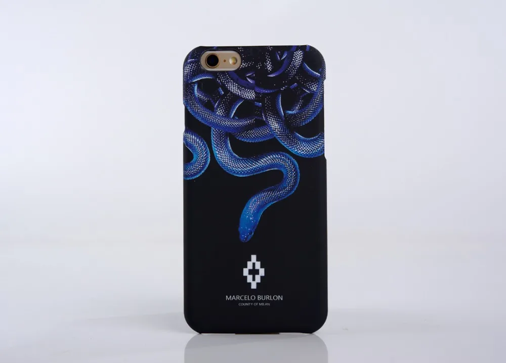 sløring lidelse Ubrugelig Wholesale Snake Wings Marcelo burlon Hard PC Funda Cases for iPhone 5s 6 6s  6plus Capa Para Coque Mobile Phone Cover Celular _ - AliExpress Mobile