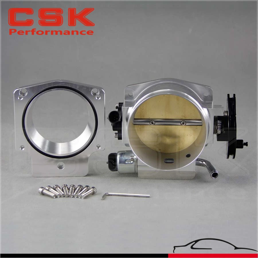 92mm throttle body w/ TPS + manifold adapter plate for LS1 LS2 LS3 LS6 LS7 LSX | Автомобили и мотоциклы