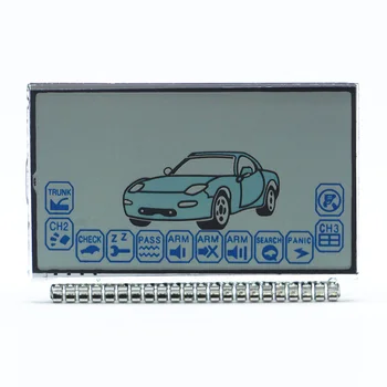 

Russia version A6 Lcd display for starline A6 lcd two way car alarm remote controller free shipping