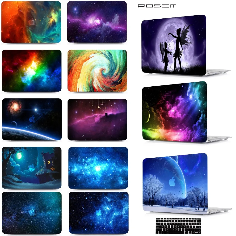 

Laptop Case Tablet Shell Keyboard Cover Bag Sleeve For 13 15"Macbook Pro Touch Bar A1989 A1990 A1706 A1708 A1707,Air 11 13 A1466