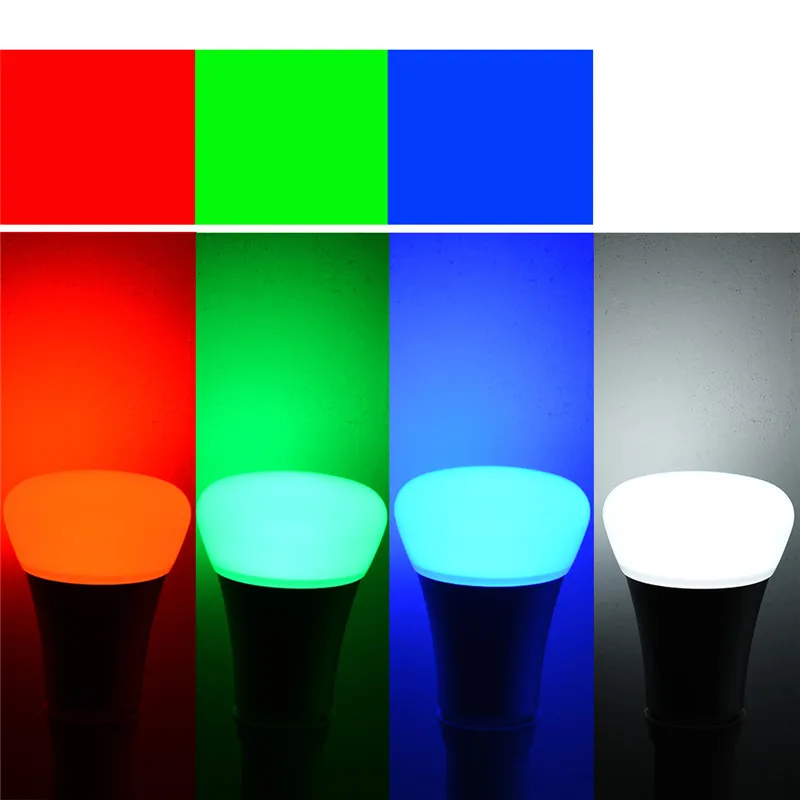 Lumi вечерние 10 Вт E27 с регулируемой яркостью 12 цветов меняющий светодиодный светильник с ИК-пультом дистанционного управления светодиодный сценический светильник для вечерние светильник ing AC85-265V - Испускаемый цвет: RGBW