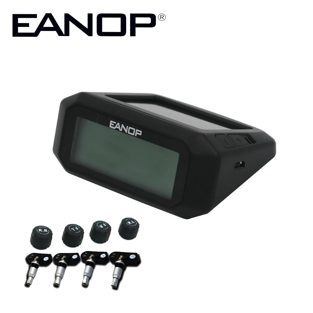 

EANOP S601 TPMS Solar Digital LCD Display Auto Security Alarm System Tyre Pressure Sensor nternal/External Max 8.0 bar