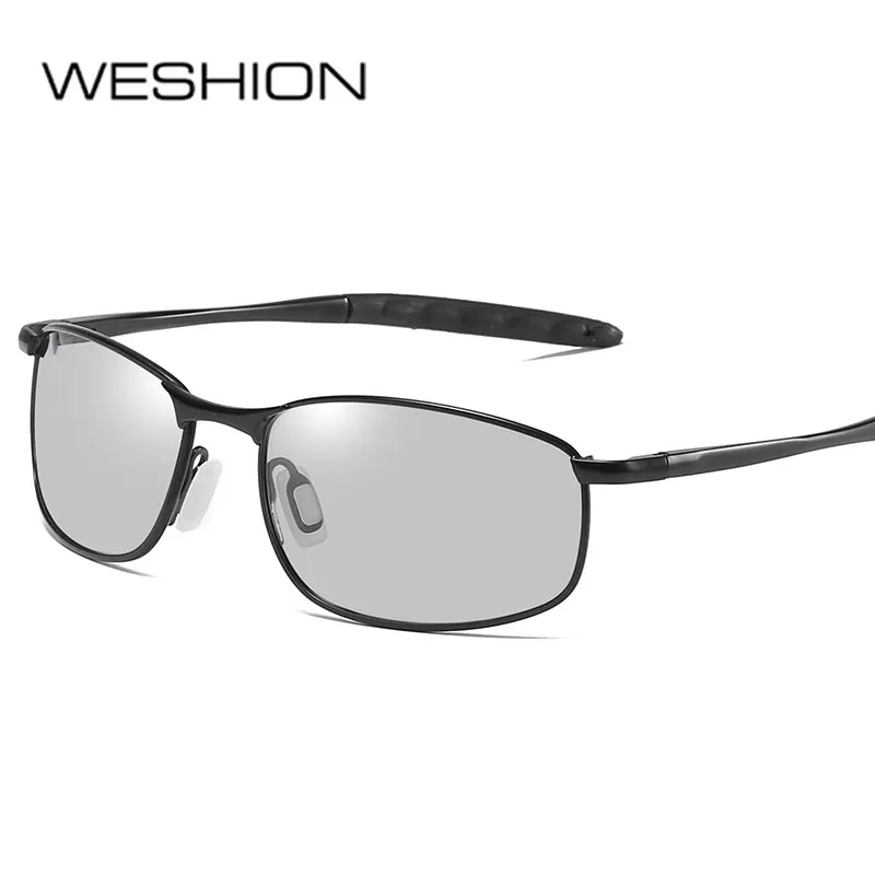 WESHION фотохромные солнцезащитные очки для мужчин, поляризационные маленькие винтажные очки для вождения, мужские солнцезащитные очки для дня рождения, Gafas De Sol Mujer - Цвет линз: 1
