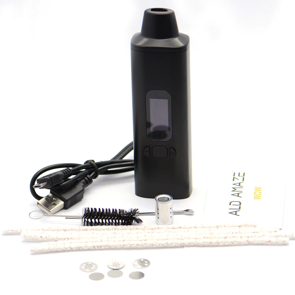 ALD AMAZE W0W V2 hierba seca vape Kit cigarrillos electrónicos 1800 mAh con pantalla OLED y alerta vibrante vaporizador de hierbas - 6