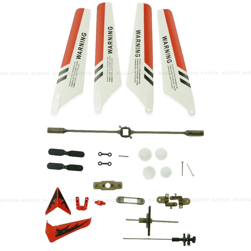 

Cheap Free shipping whole SYMA S107 S107G helicopter parts 3.5 channel remote control, blades tail props balance bar shafts gear