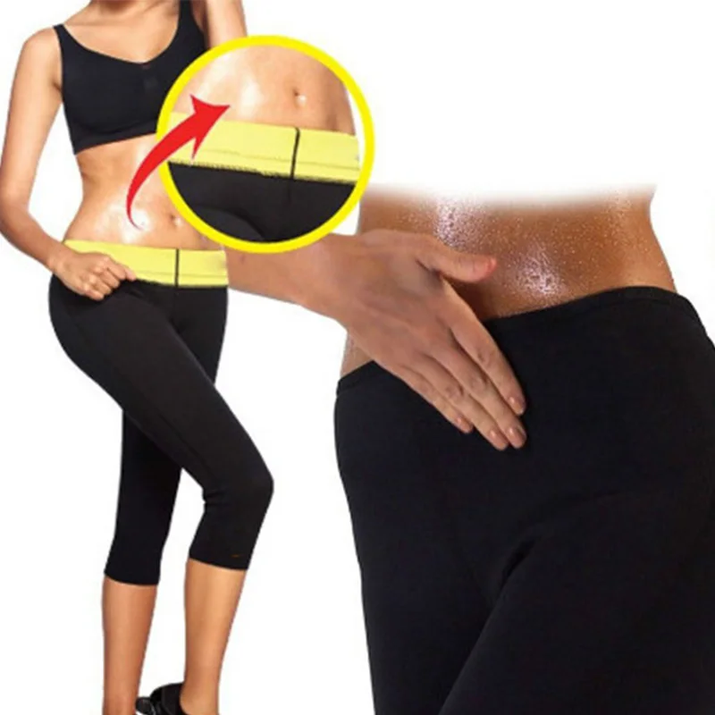 

Womens Slimming Pants Thermo Neoprene Sweat Sauna Body Shapers Fitness Stretch Control Panties Burne Waist Slim Weight Loss