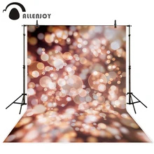 Allenjoy photo background bokeh Bubbles Champagne color Brown Romantic for Wedding Camera photography backdrop
