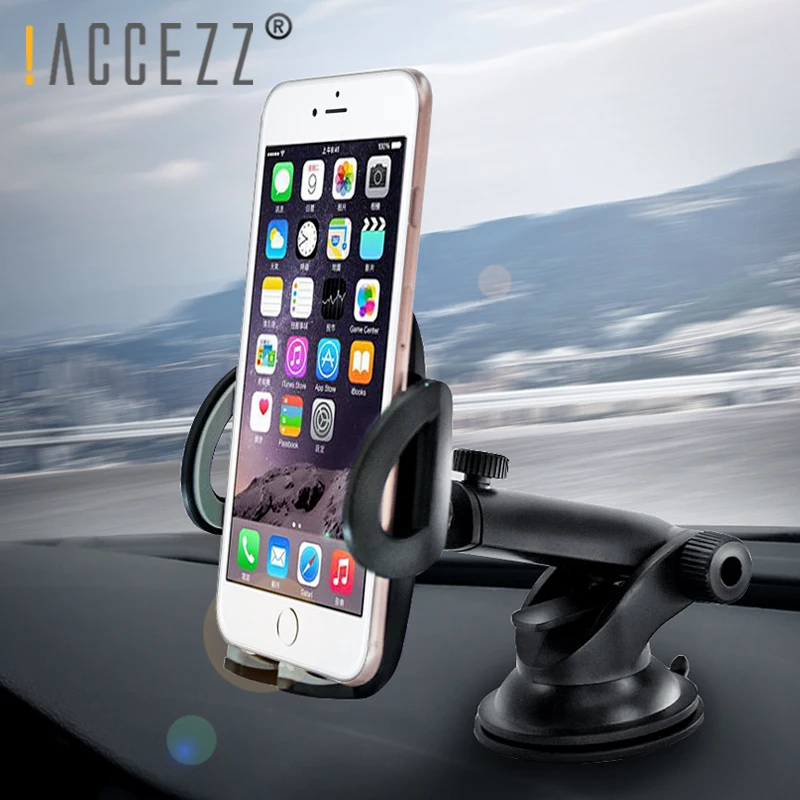 ! ACCEZZ Регулируемый автомобильный держатель для телефона универсальный кронштейн