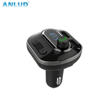 Anlud fm-передатчик Автомобильный MP3-плеер Bluetooth гарнитура для Авто Hands Free двойной USB Выход Зарядное устройство Поддержка TF карты Радио Наборы для Xiaomi