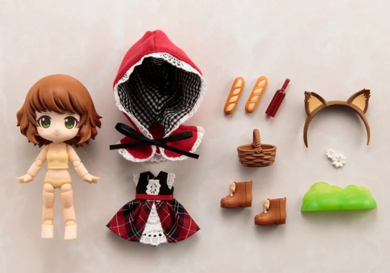 Little red riding hood Little Red Q version 10CM Nendoroid PVC Action Figures Model Collectible Toys
