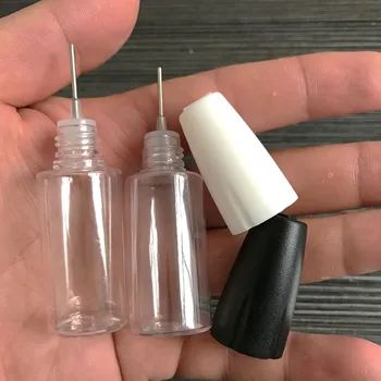 

50pcs 10ml PET Plastic Needle Bottles eGo Dropper Bottle E Juice Eye Liquid Container Solvent Light Oil Eye Drops Plastic Bottle