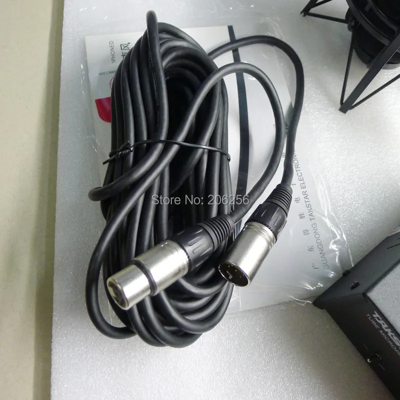 Takstar cm-450-l Super Cardioid tube professional condenser microphone broadcasting recording studio microphone Aluminum Box