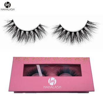 

HaHaLash luxury mink 3d lashes high quality 100% natural mink made by hand high quality hair China factory outlet paper box