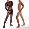 Sexy Men Bodysuit Silky Temptation Full Body Plus Size Exotic Body Stocking for Men Bodysuit Sexy Gay Men's bodystocking ► Photo 2/6