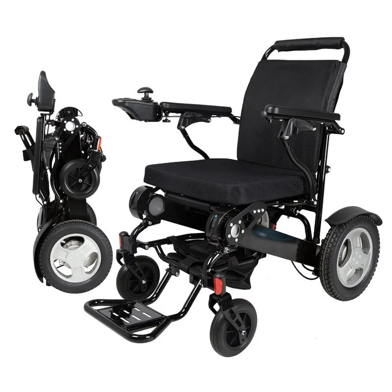 

High quality portable electric wheelchair lightweight for disabled people