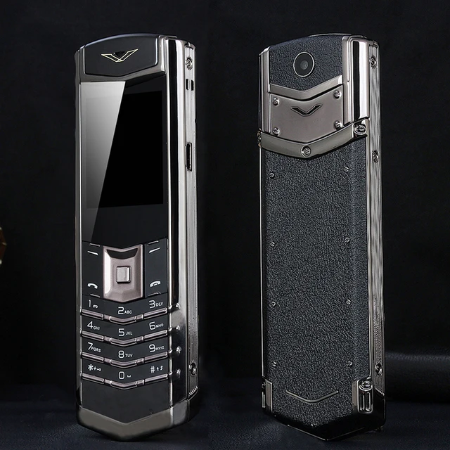 Cheap 2G GSM Unlock Bar Luxury BT Dial Metal Body FM Camera Signature Senior Mobile Phone Single Sim Good Signal K8+ Russian Key