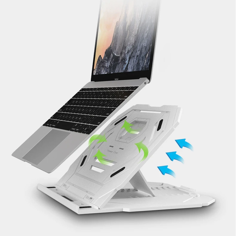 Laptop Stand Tablet Stand Desk Universal for Apple MacBook Air Pro 11-17 inch Folding Adjustable Holder support Office Notebook (5)