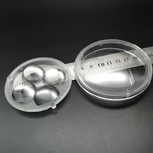 4 шт. светодиодный круглой формы 81 мм Пластик изменение Автомобильная Поворотная фара объектива