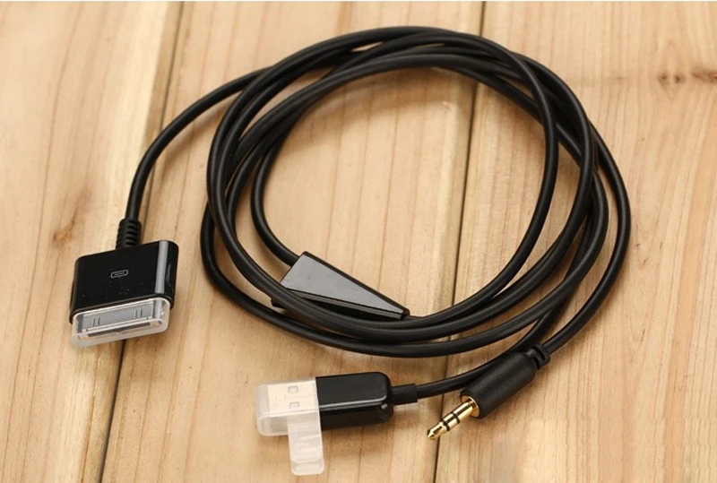 Автомобильная аудиосистема для Apple iPod Itouch iPhone 3 3GS 4 4s USB/AUX Y образный кабель I Drive