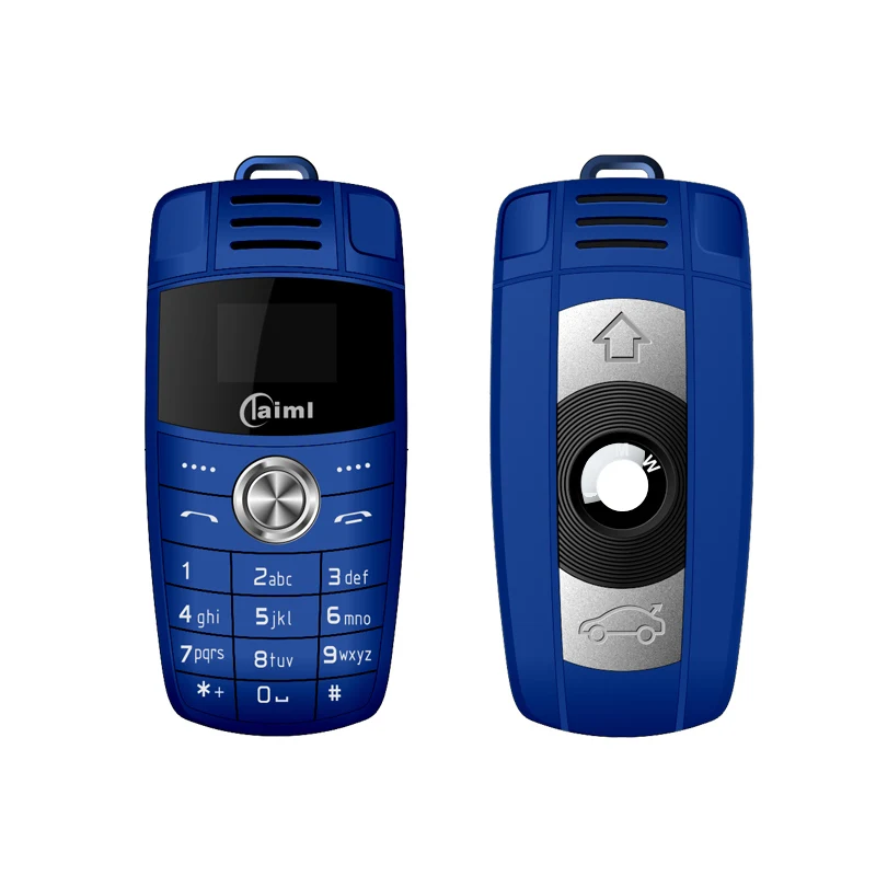 Разблокировка мини мобильный телефон Fsmart Taiml X6 маленький автомобильный ключ Bluetooth dialer celulares MP3 волшебный голосовой сменный мобильный телефон - Цвет: Blue
