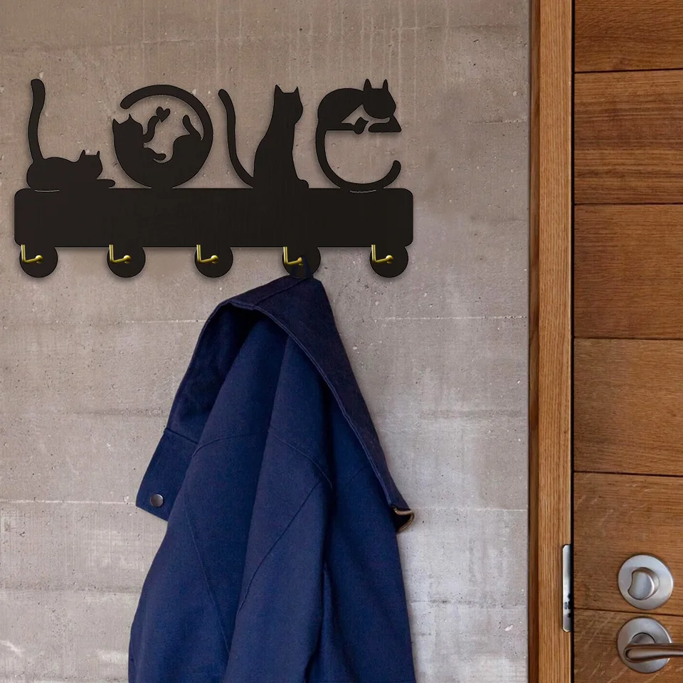 1 Unidad De Ganchos De Decoracion De Pared Para El Hogar Creativos