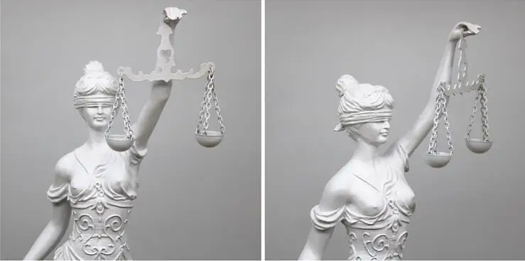 Древней Греции председательствовал справедливости закон баланс богиня Фемида смолы скульптура, как суд юридической фирмы украшения