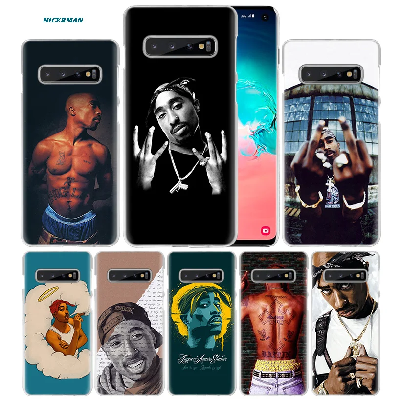 

2Pac Tupac Amaru Shakur Case for Samsung Galaxy S10 5G S10e S9 S8 M30 M20 M10 J4 J6 Plus J8 2018 Note 8 9 Clear Hard Phone Cover
