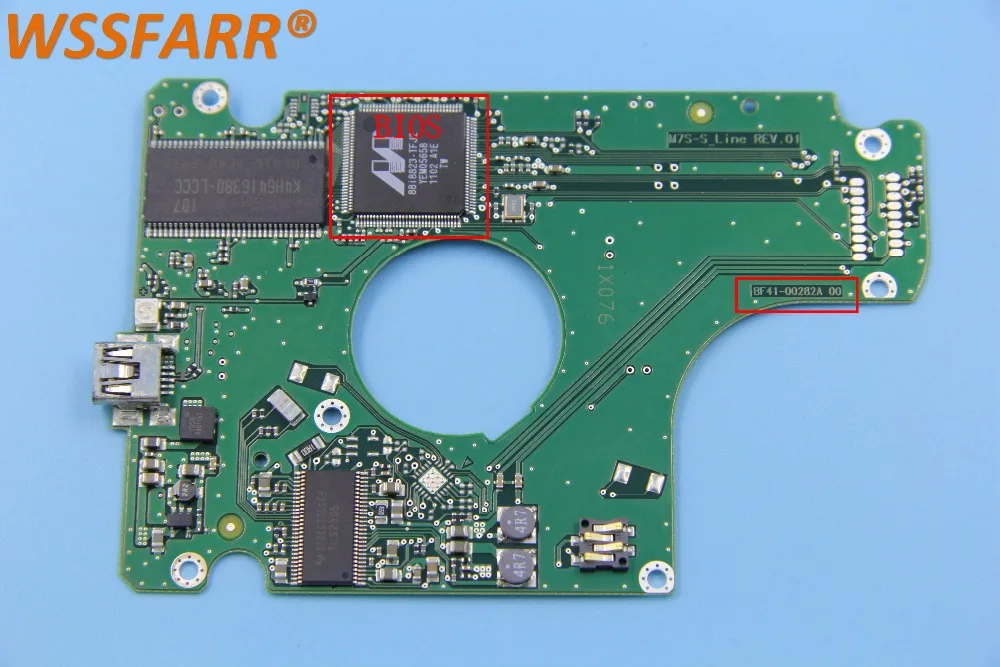 PCB BF41-00282A M7S-SLINE REV.01 для HM502JX HM502JX/U 500 Гб 2," PCB HDD/материнская плата