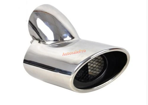 

Steel Rear Exhaust Muffler End Rear Tail Pipe Outlet Trim For Mitsubishi ASX RVR Outlander Sport 2010-2015
