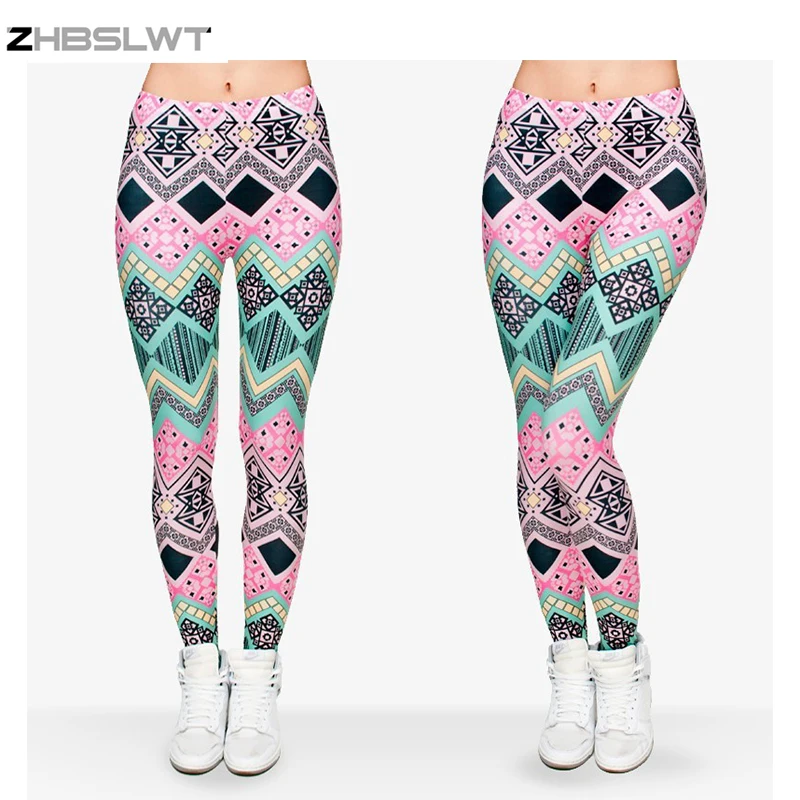 Женские леггинсы с 3D принтом ZHBSLWT модные космосом и галактикой|galaxy leggins|fashion