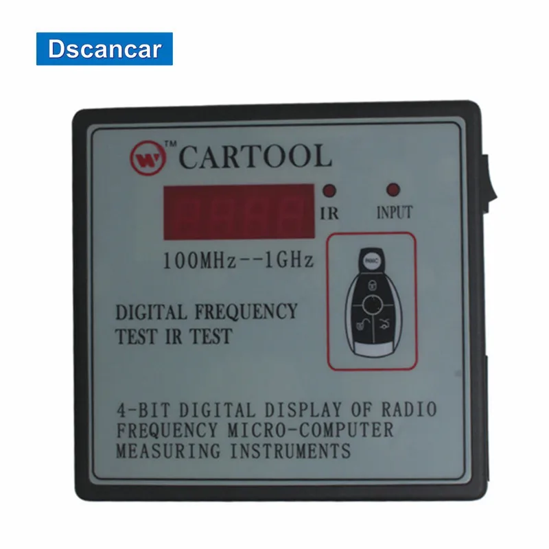 

Car IR Infrared Remote Key Frequency Tester (Frequency Range 100-500MHZ) Remote Control Digital Frequency Test CARTOOL
