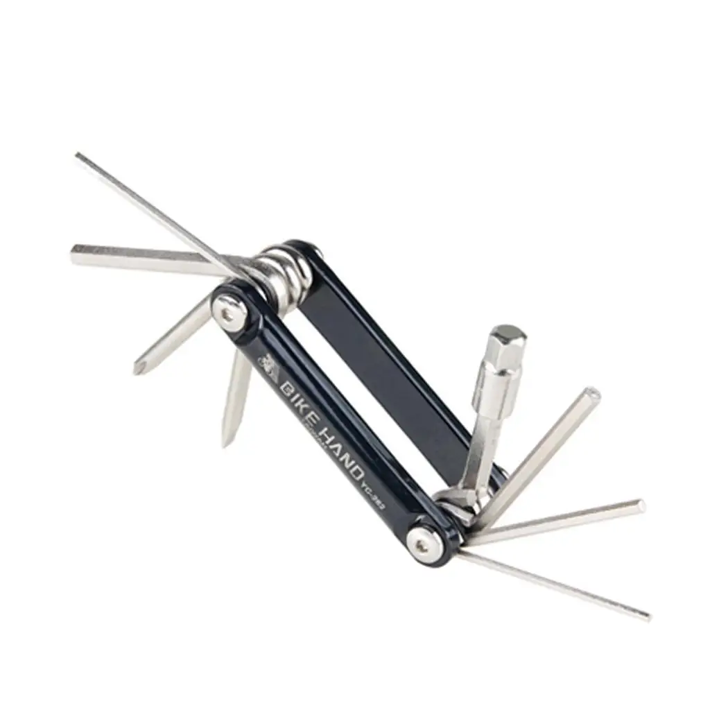 Best Portable 9 in 1 Mountain Bicycle Cycling Multifunctional Multi Repair Cycling Multifunctional Tool Kit