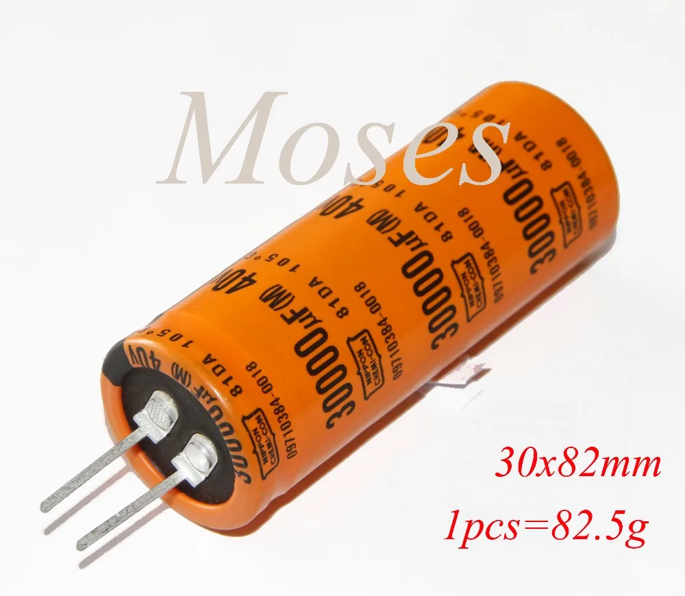 

40v 30000uf 100% Original New NCC high quality Electrolytic Capacitor flash Capacitance Radial 30x82mm