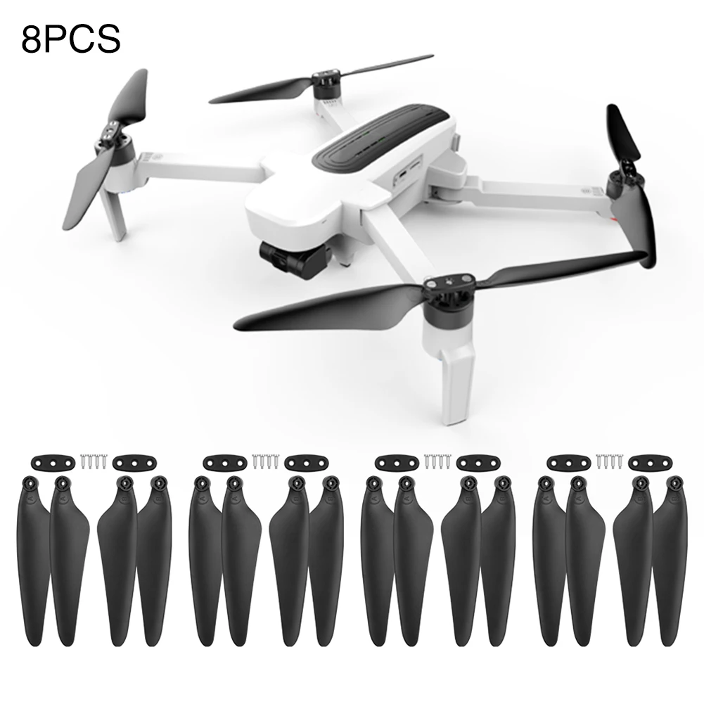 

Drone Blades Propeller Set Black Spare Parts RC Quadcopter Base Replacement Props Foldable Quick Release Screw For Hubsan H117S