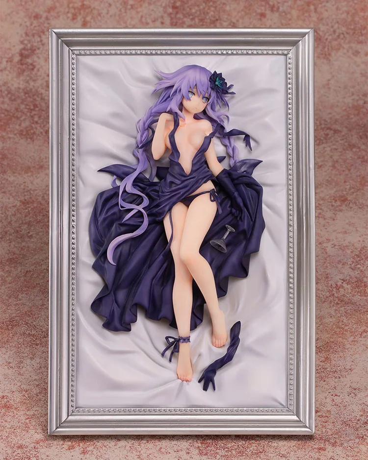 new Neptune Hyperdimension Neptunia Anime model figures toys action painted sexy girl doll Photo frame Ver. Decoration