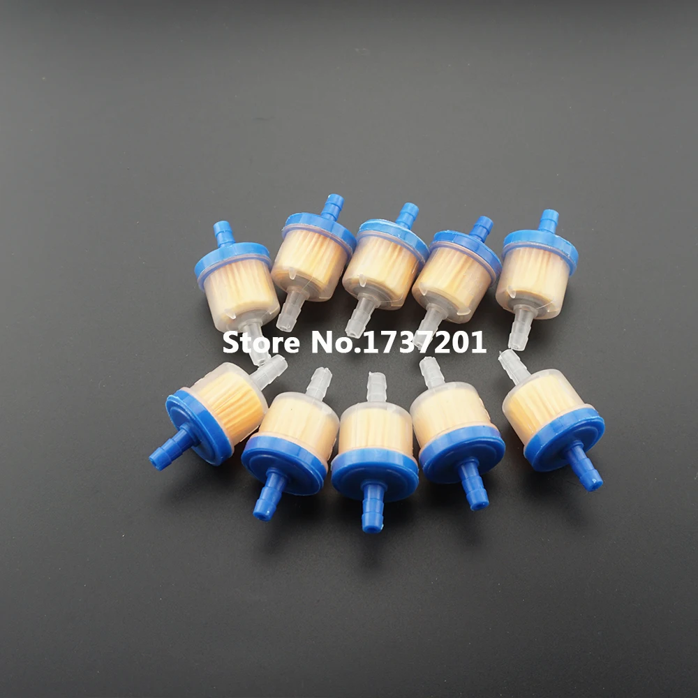 10PCS Universal Bike Motorcycle Scooter Gas Filters FUEL FILTE Clear Fuel Filterin Oil