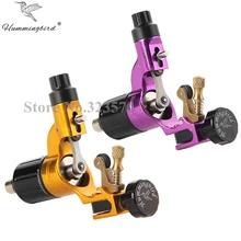 Pro 2pcs Purple&Gold Hummingbird V2 Original Swiss Motor Rotary Tattoo Machine Gun kit liner shader for cord