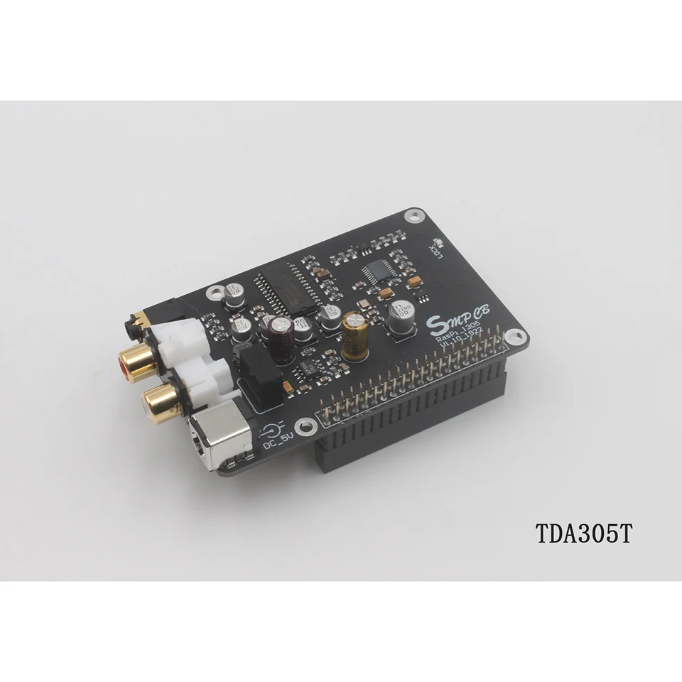

TDA1305T DAC Decoder Board Digital Broadcast Network Player For Raspberry Pi 2B 3B 3B+ Decoding To I2S 32BIT 384KHZ DSD128