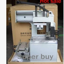 Машина для ручного принтера с системой inkwell pad печатная машина 1 цвет+ 1 клише пластина+ 2 резиновые прокладки